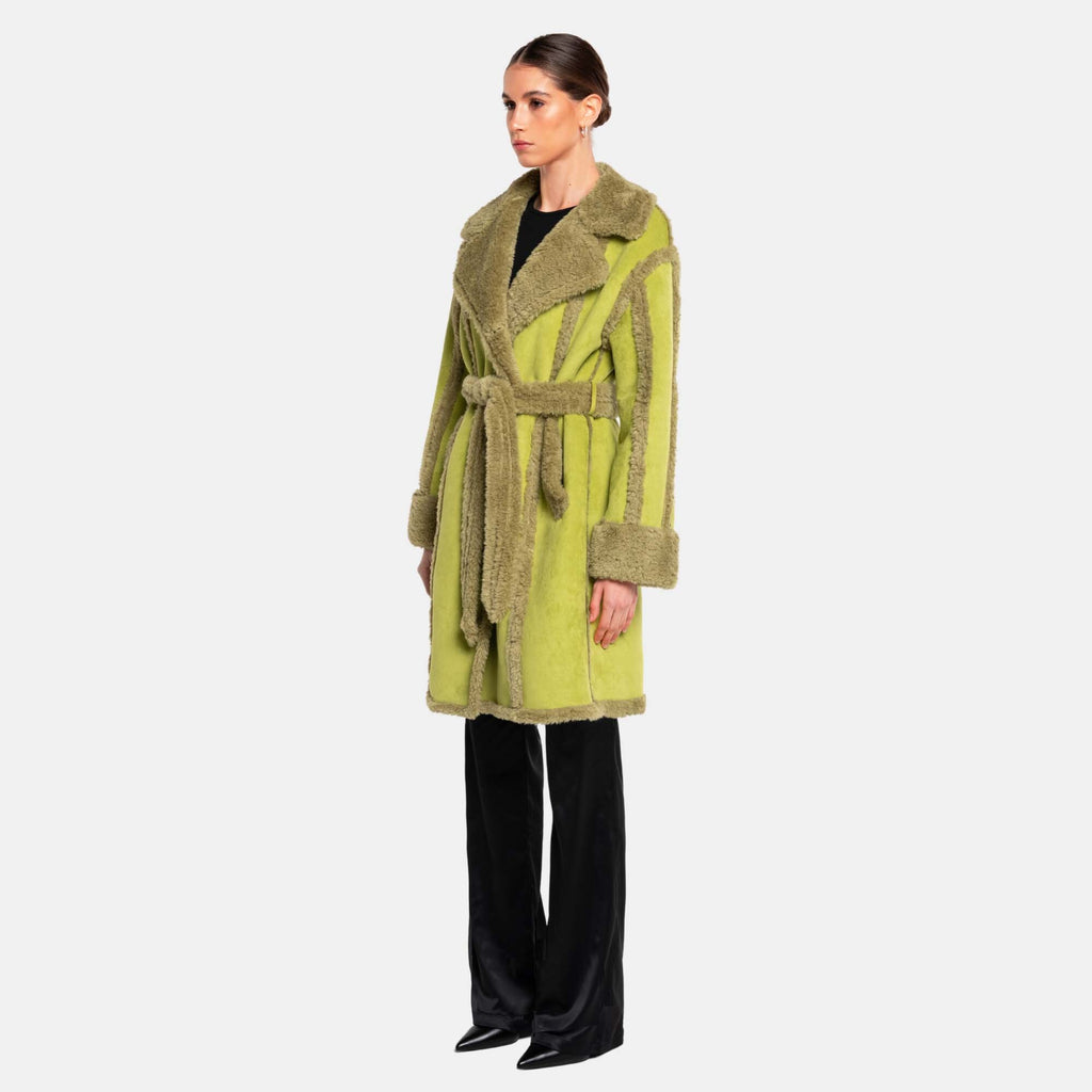 OW Collection NEW YORK Coat Coat 048 - Mellow Green