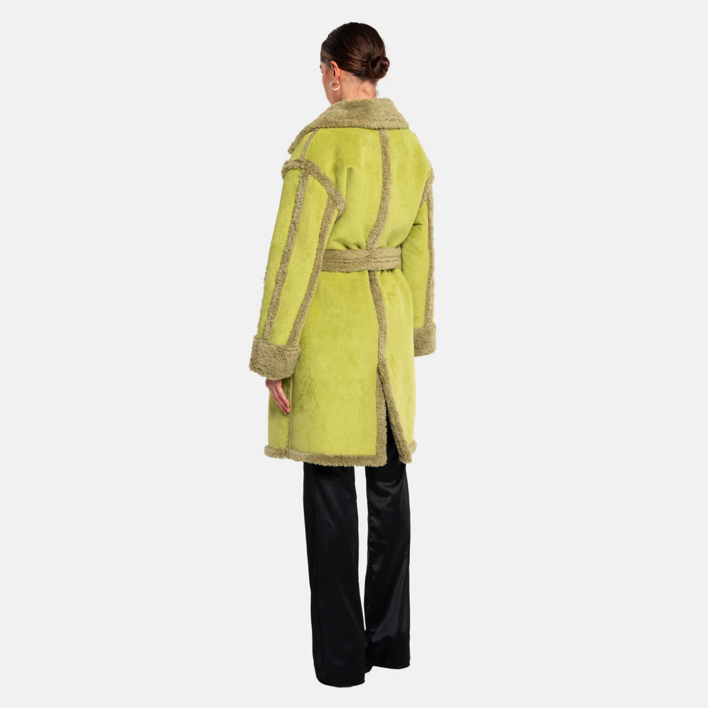 OW Collection NEW YORK Coat Coat 048 - Mellow Green