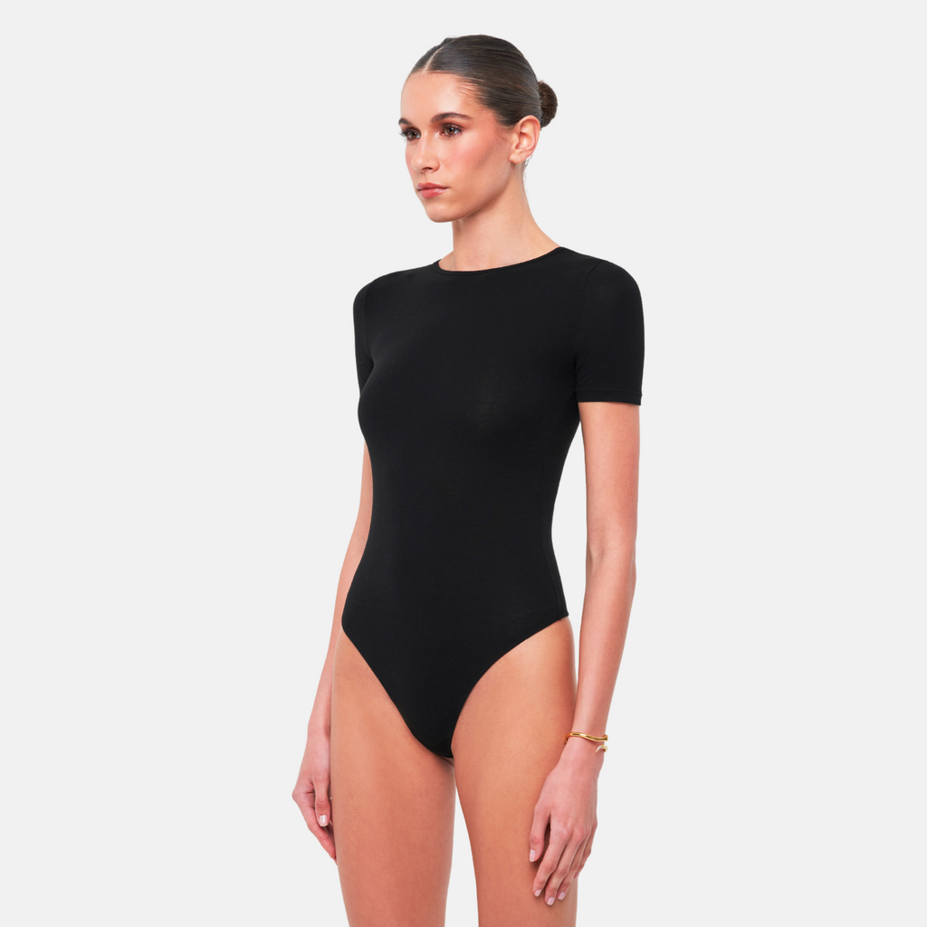 OW Collection ROSA Bodysuit Bodysuit 002 - Black Caviar