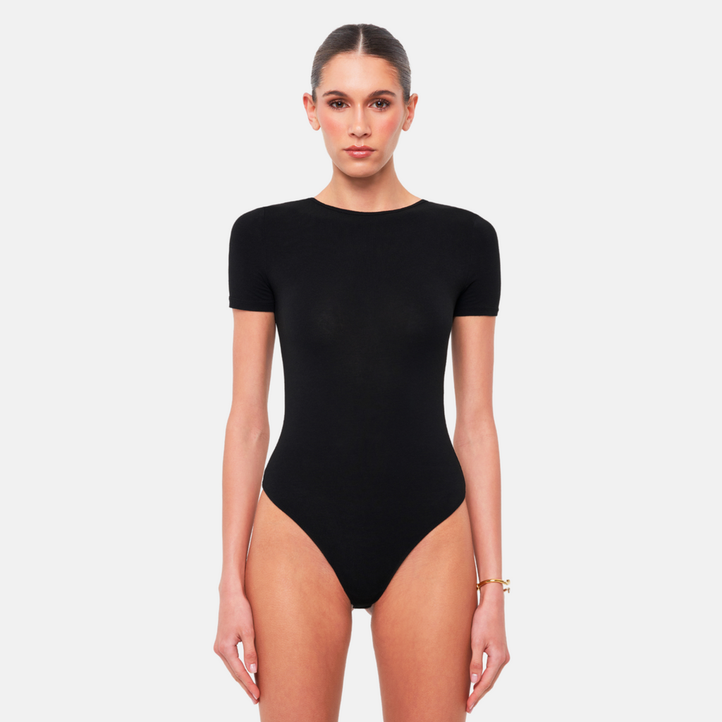 OW Collection ROSA Bodysuit Bodysuit 002 - Black Caviar