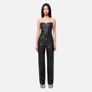 OW Collection SABLE Corset Top Top 237 - Distressed Black