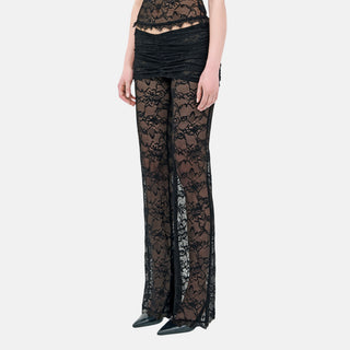 OW Collection SELAH Lace Pants Pants 121 - Black