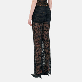 OW Collection SELAH Lace Pants Pants 121 - Black