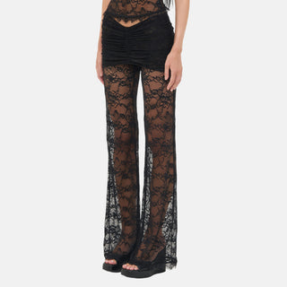 OW Collection SELAH Lace Pants Pants 121 - Black