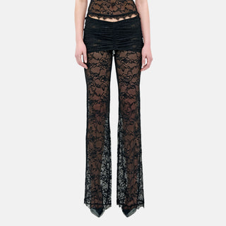 OW Collection SELAH Lace Pants Pants 121 - Black