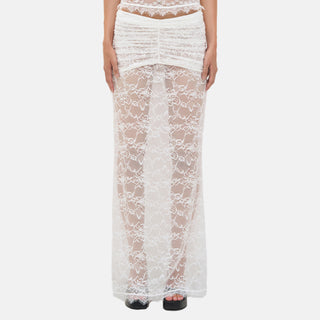 OW Collection SELAH Maxi Skirt Skirt 001 - White