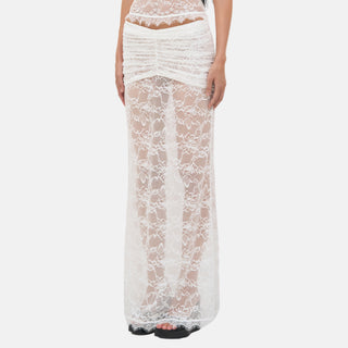 OW Collection SELAH Maxi Skirt Skirt 001 - White