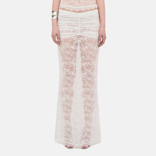 OW Collection SELAH Maxi Skirt Skirt 001 - White