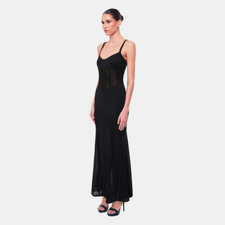 OW Collection SERENITY Maxi Dress Account 121 - Black
