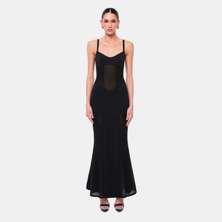 OW Collection SERENITY Maxi Dress Account 121 - Black