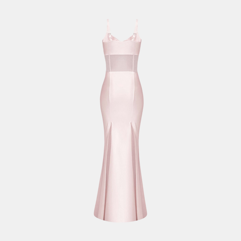 OW Collection SERENITY Maxi Dress Dress 047 - Light Pink