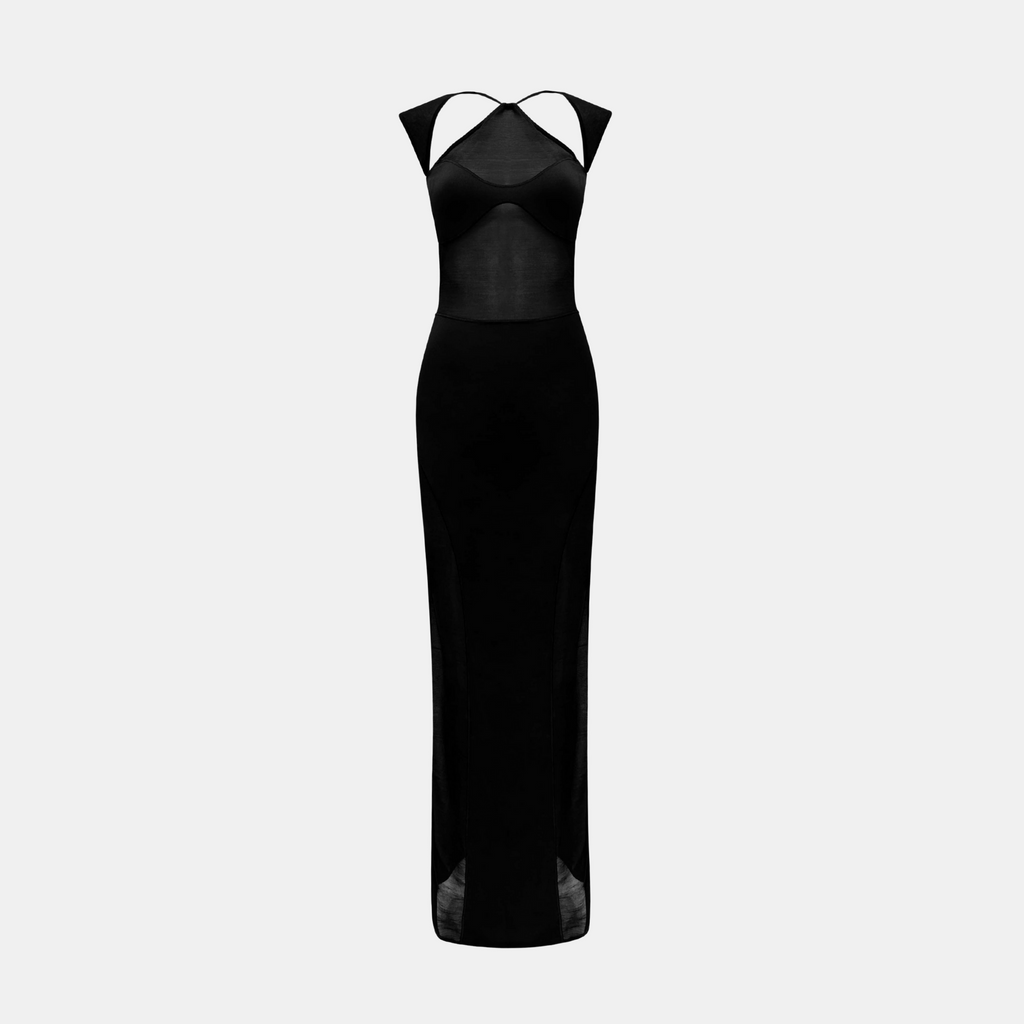 OW Collection SIENNA Maxi Dress Dress 121 - Black