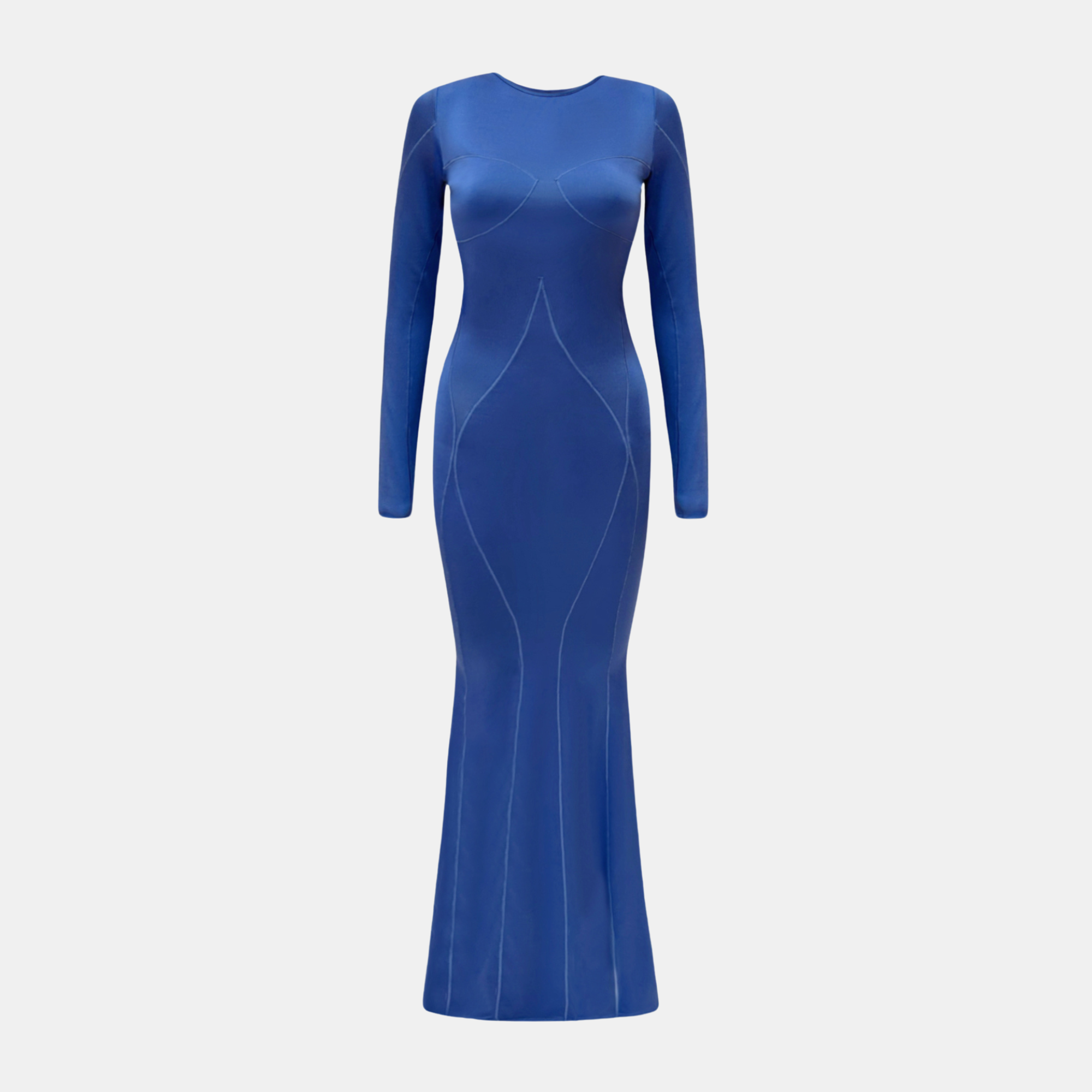 SIERRA Covered Maxi Dress | Blue Stretch Maxi Dress | OW Collection SIERRA Covered Maxi Dress | Blue Stretch Maxi Dress | OW Collection