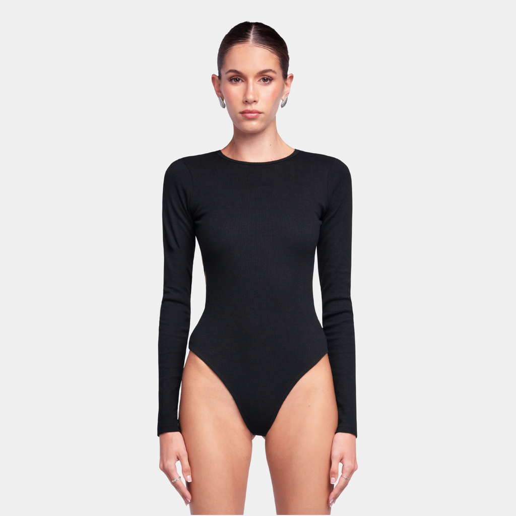 OW Collection STAN Bodysuit Bodysuit 002 - Black Caviar