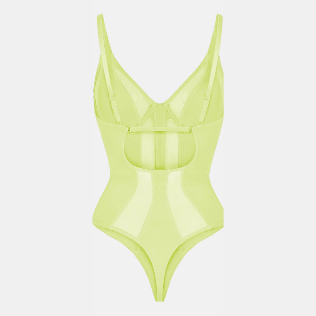 OW Collection SWIRL Bodysuit Bodysuit 048 - Mellow Green