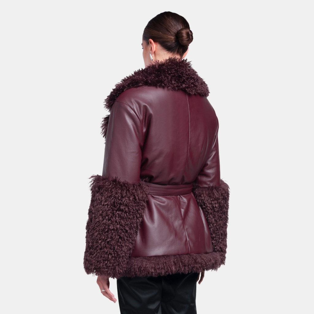 OW Collection THORA Jacket Jacket 194 - Bordeaux