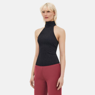 OW Collection TINA Halter Top Top 121 - Black