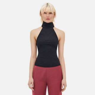 OW Collection TINA Halter Top Top 121 - Black