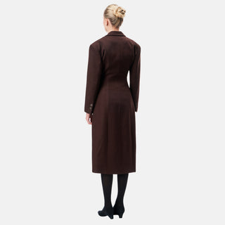 OW Collection YRSA Wool Coat Coat 016 - Tobacco Brown