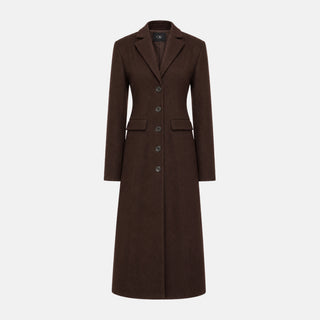 OW Collection YRSA Wool Coat Coat 016 - Tobacco Brown