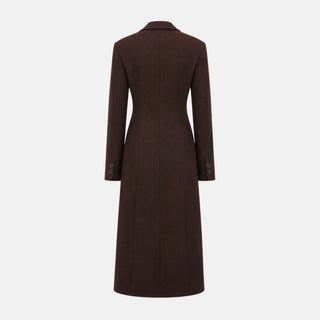 OW Collection YRSA Wool Coat Coat 016 - Tobacco Brown