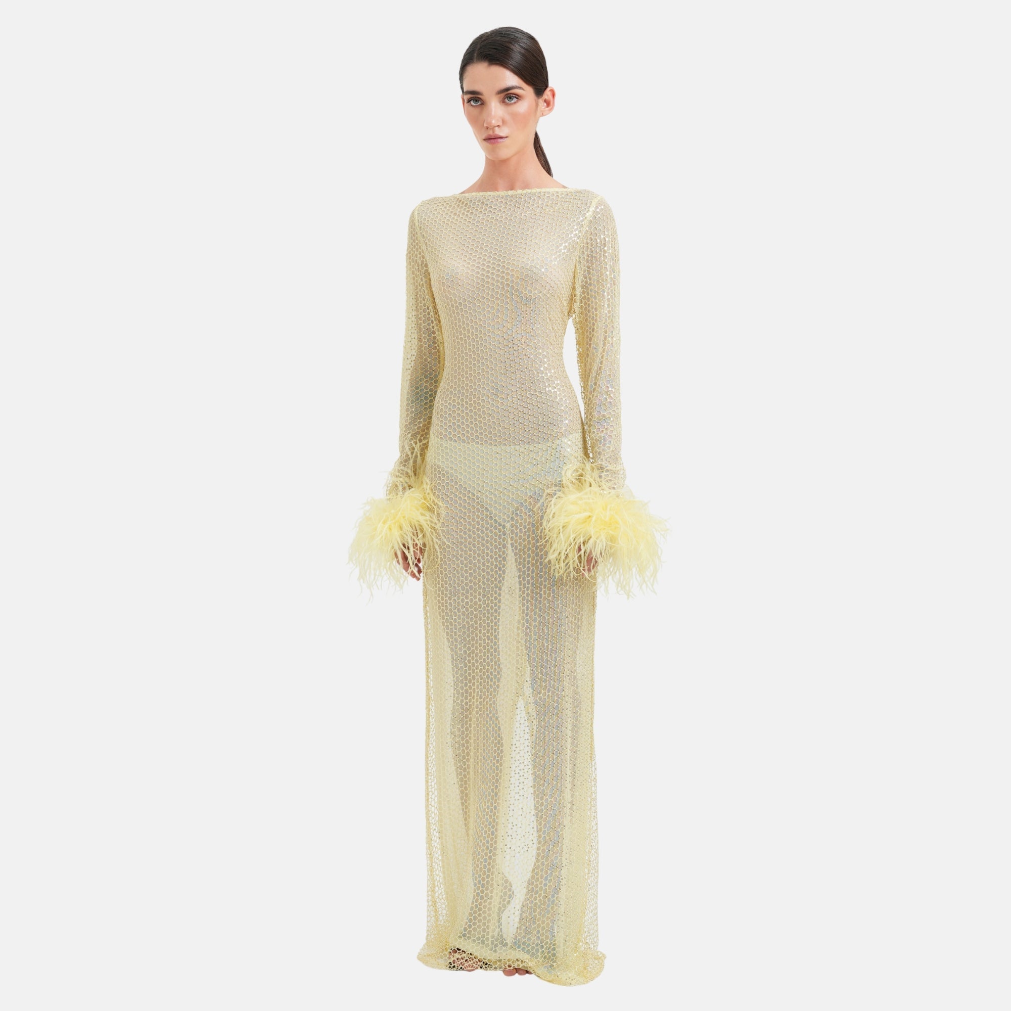 maxi dress butter yellow Blow Kisses Maxi Dress - Butter Yellow, Lavender and Green, Large | Hazel and Olive