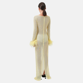 OW Collection ALVA Maxi Dress Dress 229 - Butter Yellow