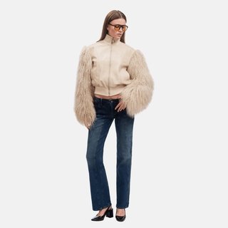 OW Collection BEX Fur Jacket Jacket 036 - Tan