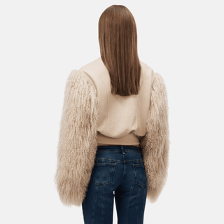 OW Collection BEX Fur Jacket Jacket 036 - Tan