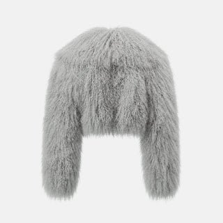 CELIA Crop Fur Jacket - Jacket | OW Collection