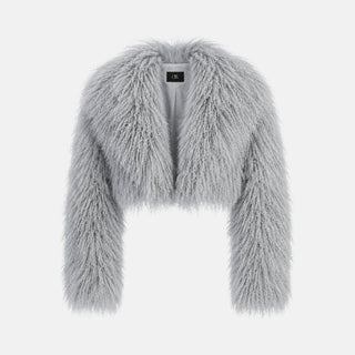 CELIA Crop Fur Jacket - Jacket | OW Collection