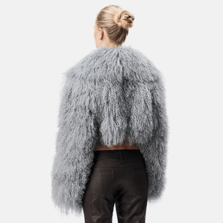 CELIA Crop Fur Jacket - Jacket | OW Collection