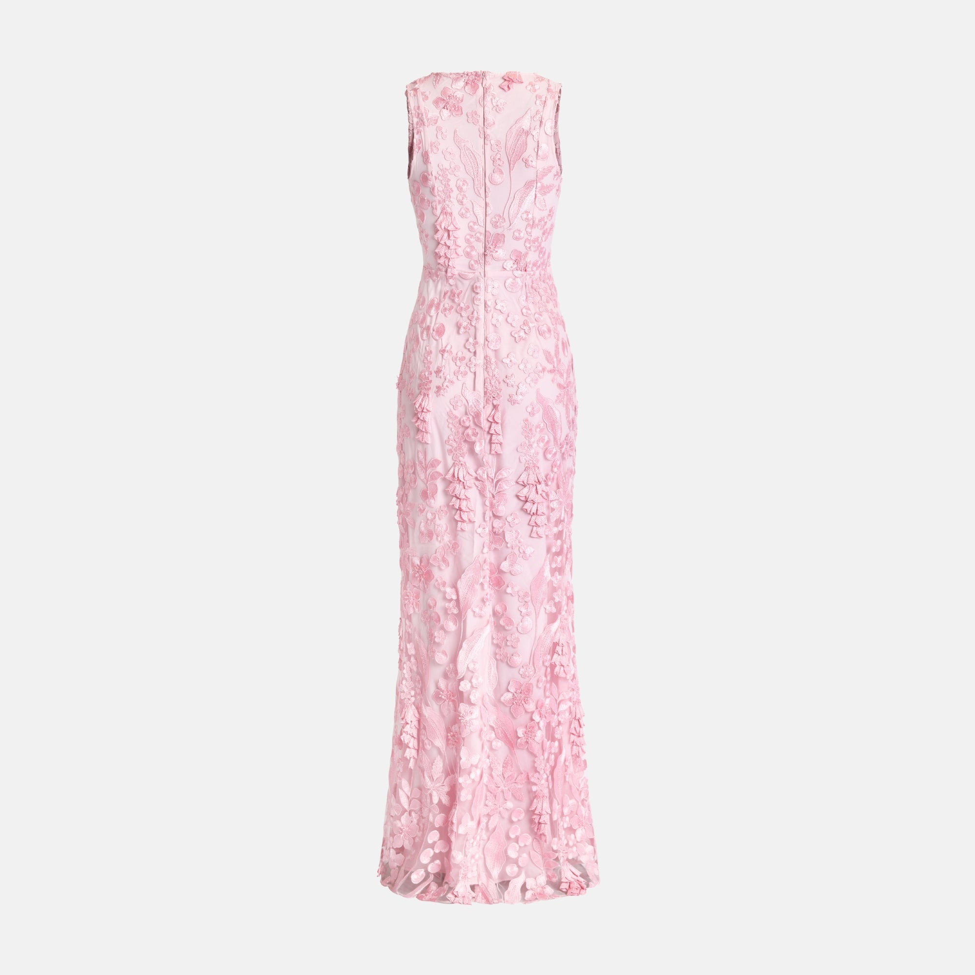 jarlo floral maxi dress CLEA Maxi Dress | Pink Embroidered V-Neck Maxi Dress