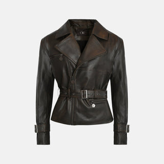 OW Collection DAPHNE Jacket Jacket 237 - Distressed Black