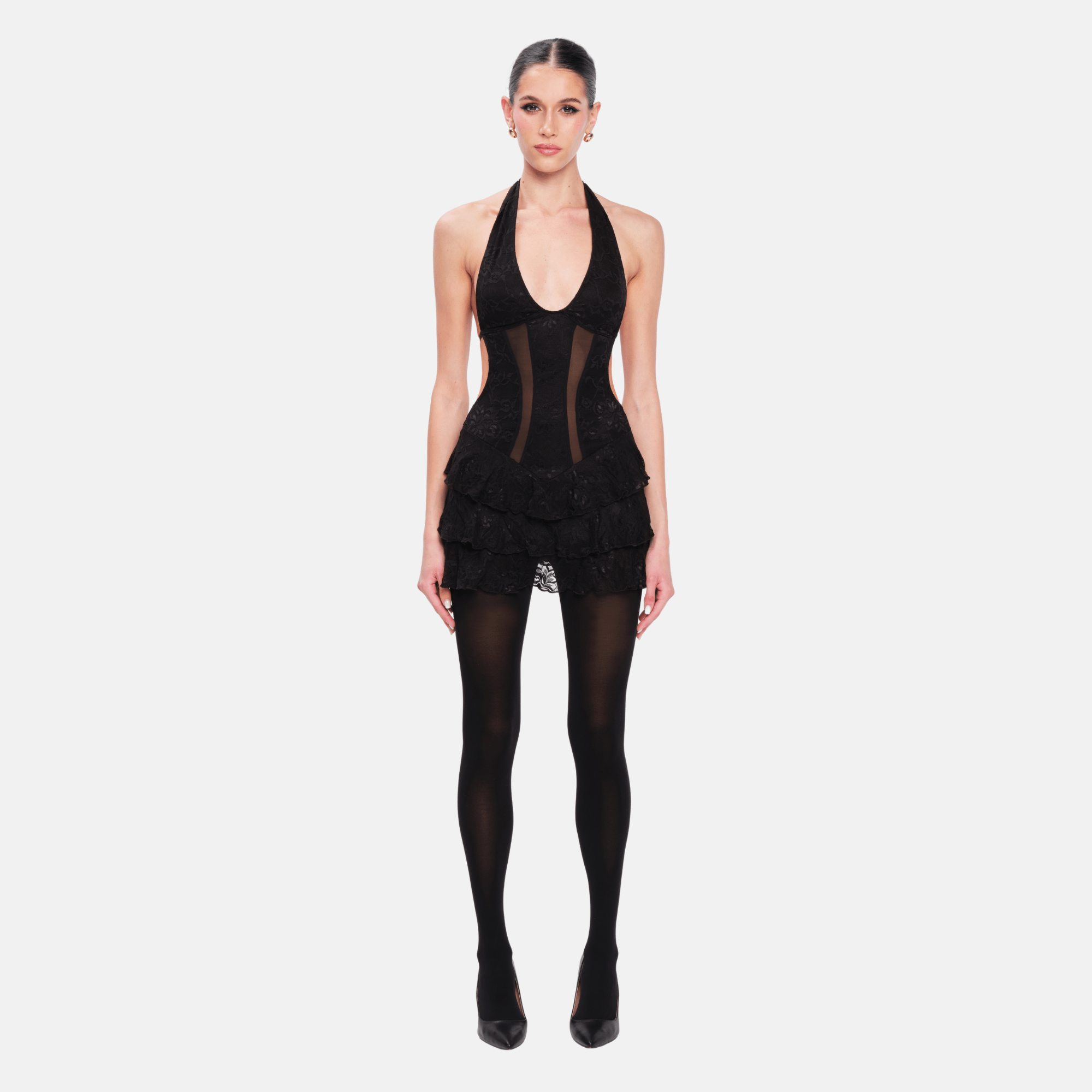 eleanor mini dress Eleanor Mini Dress: Chic & Body-Hugging Style Velluto Rosso
