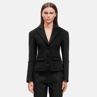 OW Collection FRANCES Wool Blazer Blazer 121 - Black