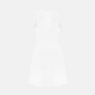 OW Collection GENEVIEVE Mini Dress Dress 001 - White