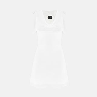 OW Collection GENEVIEVE Mini Dress Dress 001 - White
