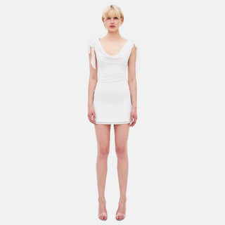 OW Collection GENEVIEVE Mini Dress Dress 001 - White