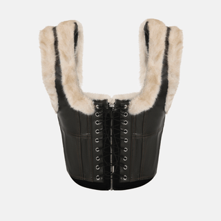 OW Collection KENDRA Top Top 237 - Distressed Black