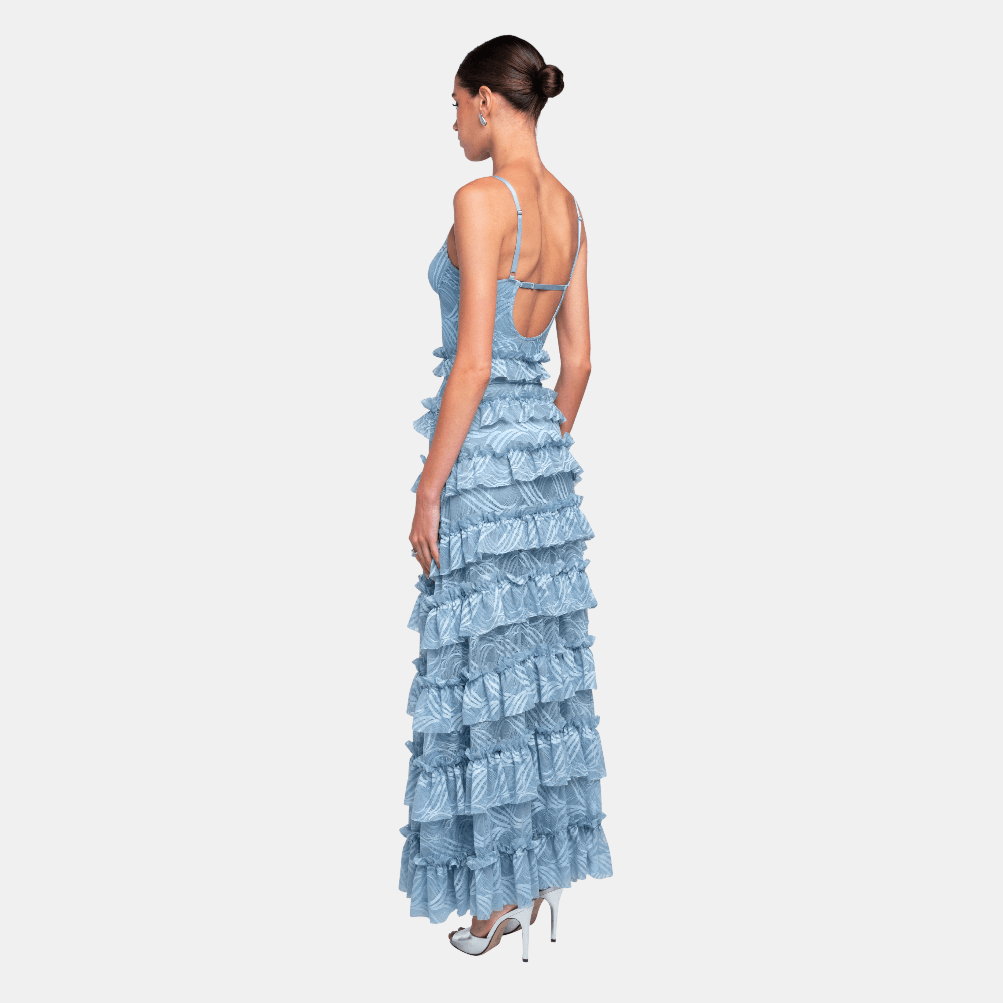 OW Collection | MARINA Maxi Dress | Ash Blue Ash Blue / M OW Collection | MARINA Maxi Dress | Ash Blue Ash Blue / M