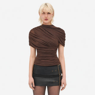 MIKAELA Draped Top - Top | OW Collection