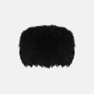 OW Collection NIA Fur Jacket 121 - Black