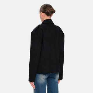 OW Collection PRESLEY Wool Jacket Jacket 121 - Black