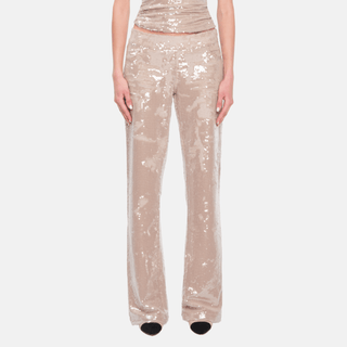 OW Collection RUBY Sequin Pants Pants 036 - Tan