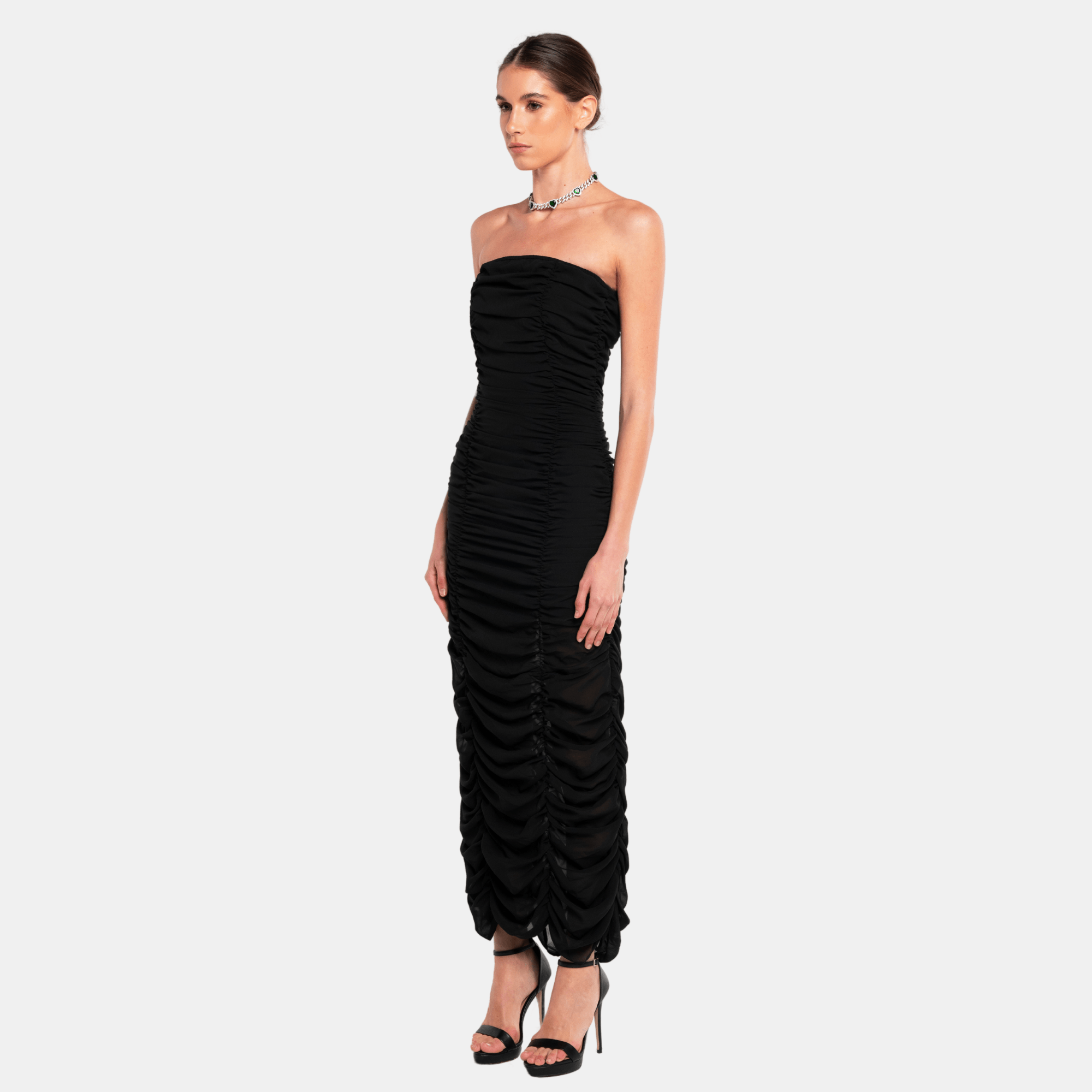 OW Sandy Chiffon Maxi Dress - Black Caviar OW Sandy Chiffon Maxi Dress - Black Caviar