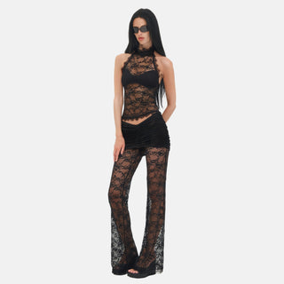 OW Collection SELAH Lace Top Top 121 - Black