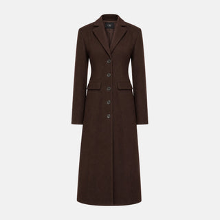 OW Collection YRSA Wool Coat Coat 016 - Tobacco Brown