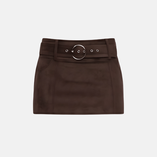 OW Collection ZELDA Mini Skirt Skirt 185 - Brown
