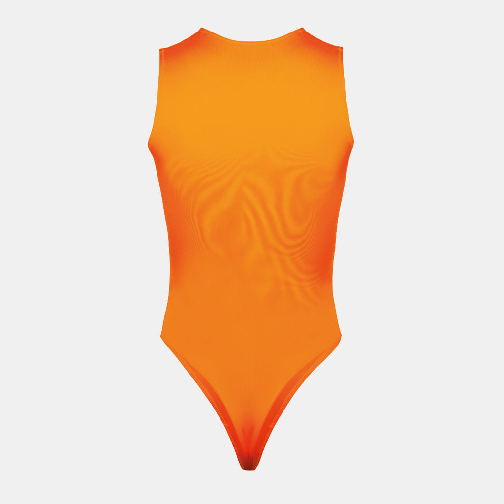 OW Collection CHIARA Bodysuit Bodysuit 066 - Flame Orange